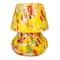 Hello Honey® 7.5" Multicolor Round Blown Glass Table Lamp with Inline Switch